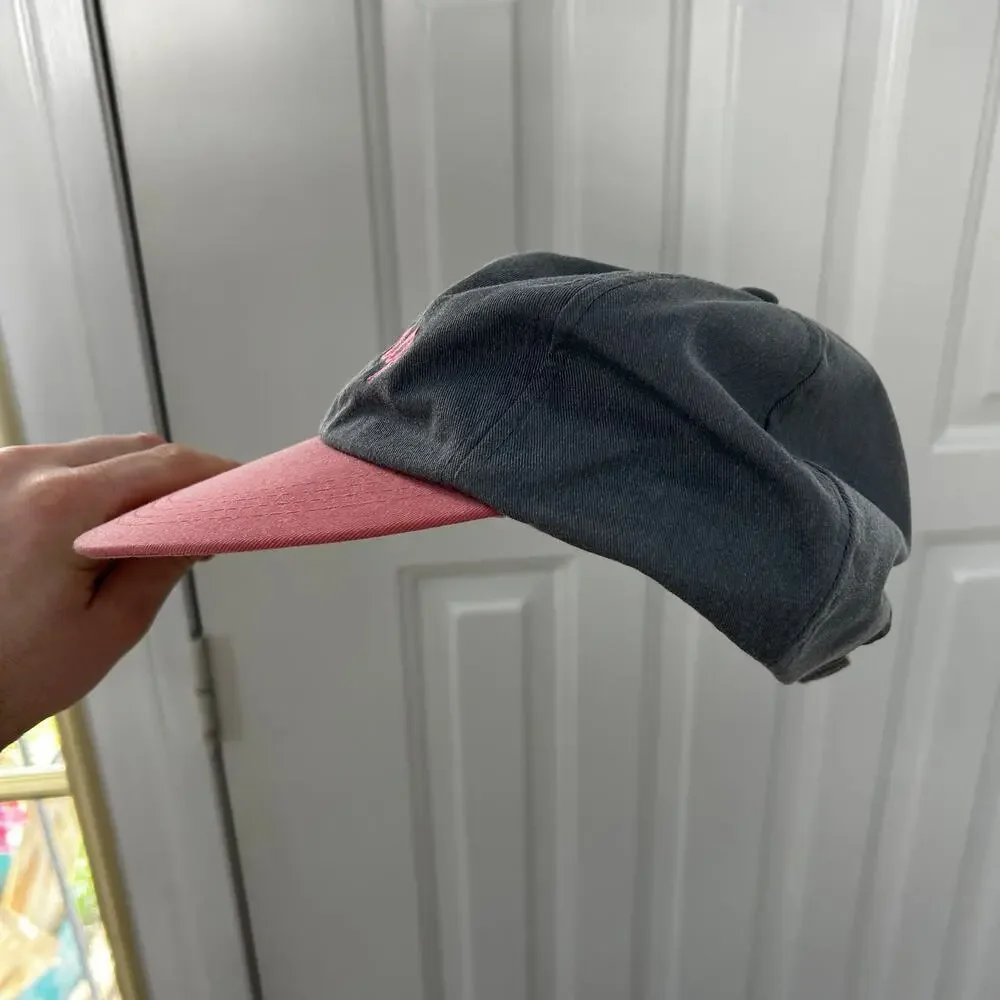 Vintage Gatlinburg Souvenir Hat Grey Hat, Pink Bill J HATS - Picture 8 of 9